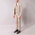 Chauncey 3-Piece Slim-Fit Suit // Mink (Euro: 56)