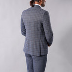 Lon 3-Piece Slim-Fit Suit // Smoke (Euro: 56)