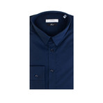 Cotton Dress Shirt // Navy Blue (IT: 41)