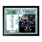 Signed + Framed Lyric Collage // Queen