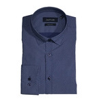 Heta Shirt // Navy Blue + Gray (XS)