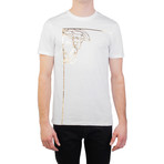 Angular Medusa Graphic T-Shirt // White (2XL)