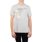 Angular Medusa Graphic T-Shirt // Gray (L)