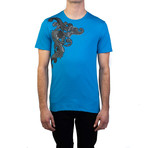 Baroque Graphic T-Shirt Sky // Blue (XL)