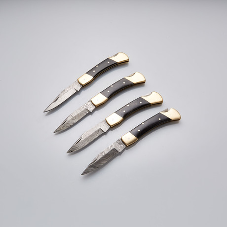 Folding Steak Knives // Set of 4 // 09