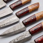 Two-Toned Wood Steak Knives // Set Of 7 // 12