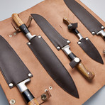 Black Sheet Chef Knives // Set of 5 // 16