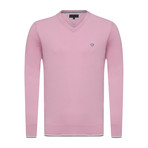Juice V-Neck Spring Pullover // Pink (S)