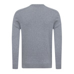 Precise V-Neck Spring Pullover // Gray Melange (S)