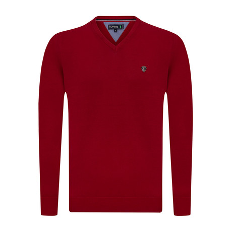 Surface Crew Neck Pullover // Red (S)