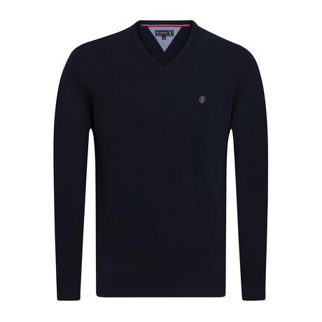 Surface Crew Neck Pullover // Navy (S)