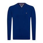 Surface Crew Neck Pullover // Royal Blue (S)