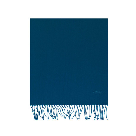 Brioni // Cashmere Silk Scarf // Blue