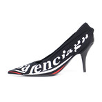 Women's Bernie Sanders Logo Knife Pump Heels // Black (US: 6)