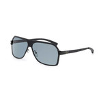 Incarnate Rectangle Shield Sunglasses // Black