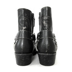 Men's Harness Rough Biker Boots // Black (Euro: 40)