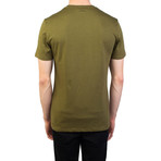 Baroque Graphic T-Shirt // Military Green (X-Large)