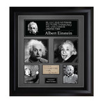 Signed + Framed Equation Collage // Albert Einstein