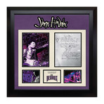 Signed + Framed Lyric Collage // Jimi Hendrix
