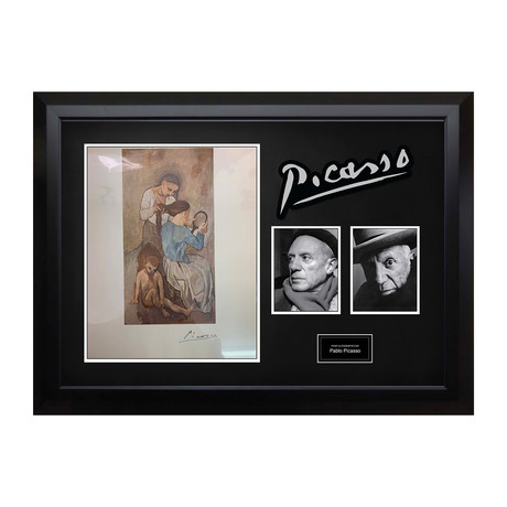 Signed + Framed Art Collage // Pablo Picasso