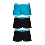 Ralph Boxers // Set of 3 // Turquoise Accent (L)
