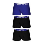 Joey Boxers // Set of 3 // Blue Accent (XL)