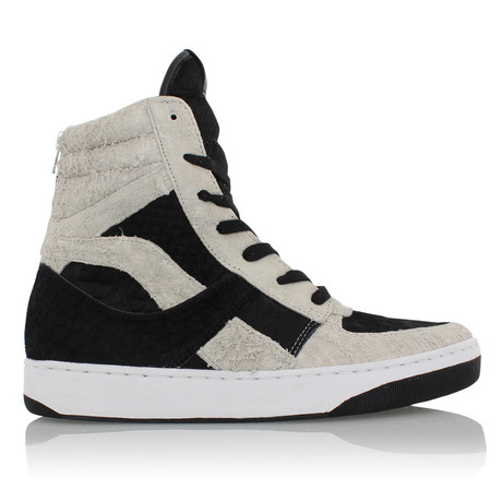 Osano High-Top Sneaker Boot // Black + Gray (US: 7)