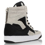 Osano High-Top Sneaker Boot // Black + Gray (US: 10)