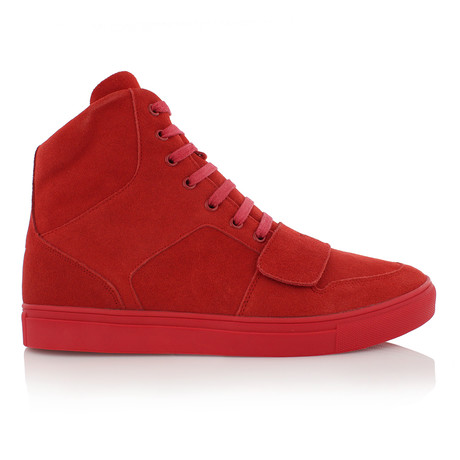 Cesario X High-Top Sneaker // Red (US: 7)