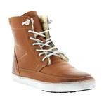 Leather High-Top Sneaker // Ember (Euro: 42)