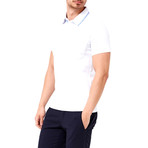 Solid Pocket Polo // White (L)