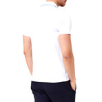 Solid Pocket Polo // White (M)