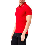 Solid Pocket Polo // Red (S)
