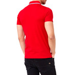 Solid Pocket Polo // Red (2XL)