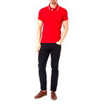 Solid Pocket Polo // Red (2XL)