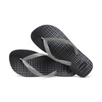 Top Basic Sandal // Black + Steel Gray (US: 8)