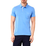 Solid Pocket Polo // Blue (L)
