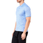 Seed Pattern Polo // Blue (S)