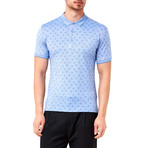Seed Pattern Polo // Blue (M)
