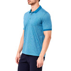 Micro-Dotted Polo // Turquoise (2XL)