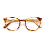 Oxford Blue Light Blocking Glasses // Honey Oak