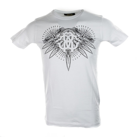 Abstract Logo T-Shirt // White (S)