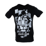 Lion Graphic T-Shirt // Black (XL)