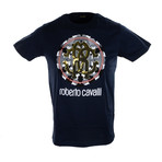 Graphic T-Shirt // Navy (XS)