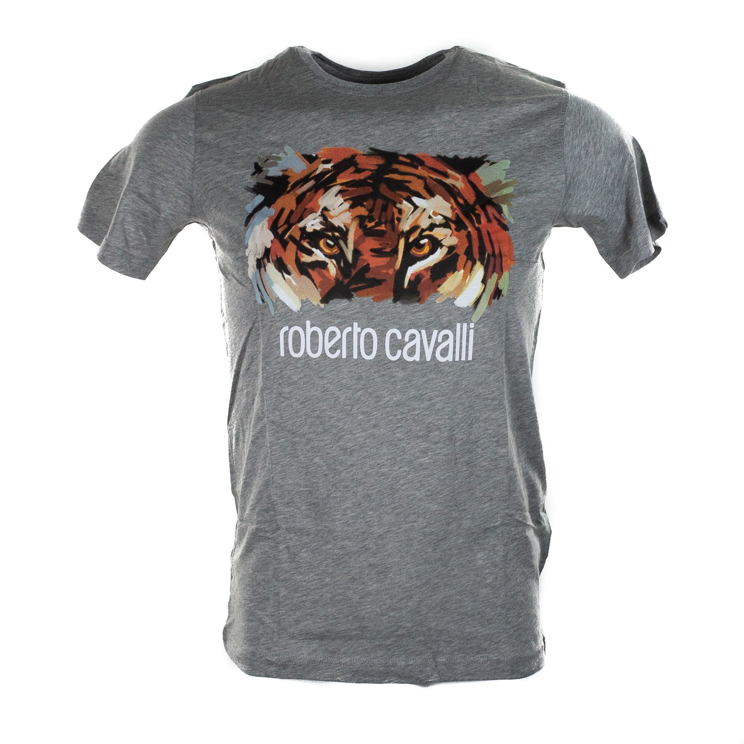 Tiger T-Shirt // Gray (S) - Roberto Cavalli - Touch of Modern