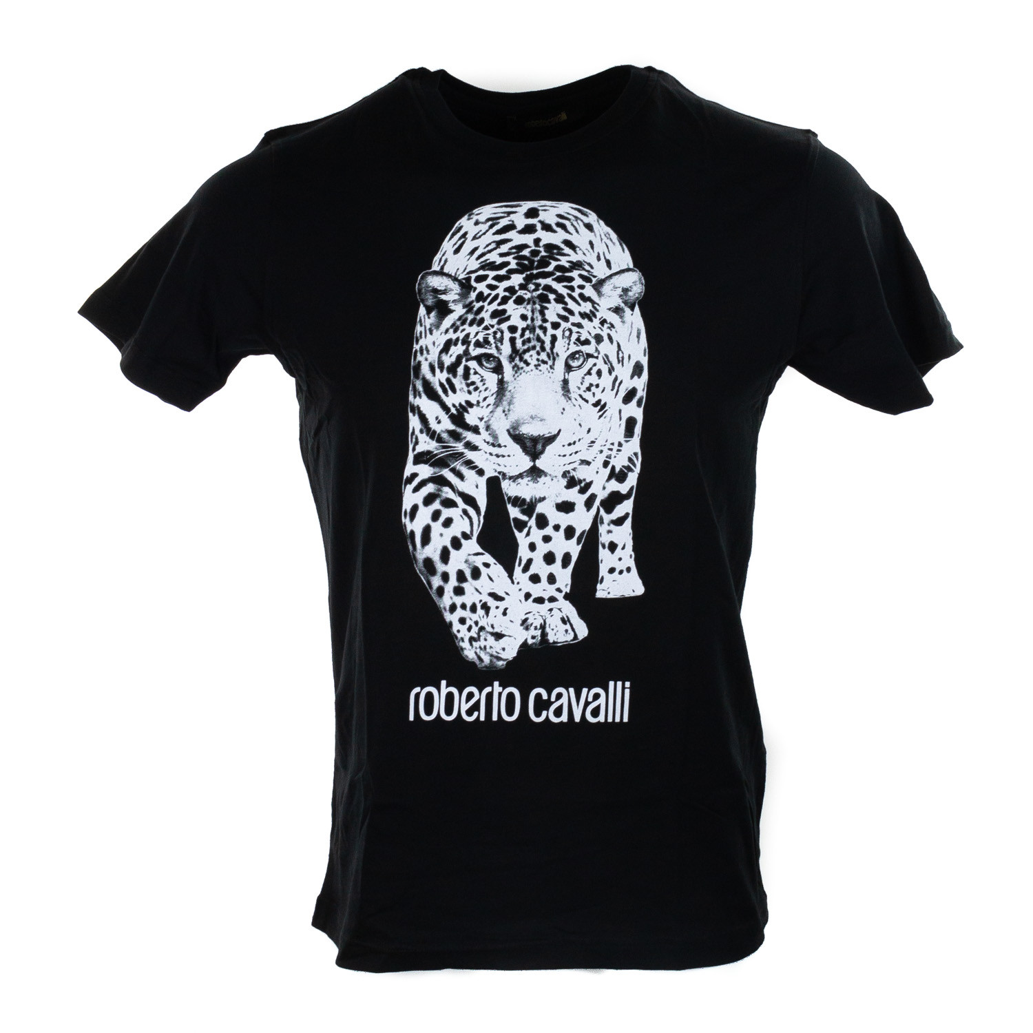 Cheetah T-Shirt // Black (S) - Roberto Cavalli - Touch of Modern
