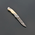 Damascus Pocket Knife // VK250