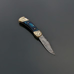 Damascus Pocket Knife // VK254