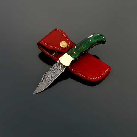 Damascus Pocket Knife // VK256