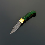 Damascus Pocket Knife // VK256